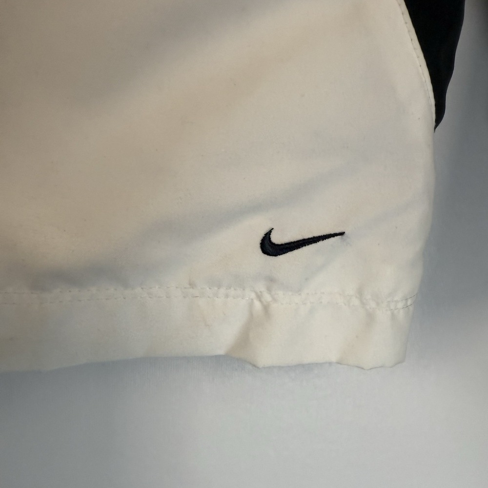 Nike Men Large White/Gray Polyester Vintage Mesh Lined Lightweight Jacket - Picture 6 of 11